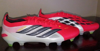 adidas Predator Elite FG 'Lucid Red Black' Soccer Cleats Men's Size 9.5 JS0433