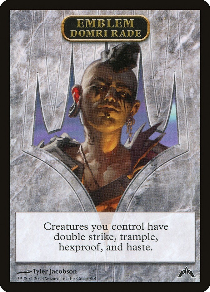 Emblem - Domri Rade - #8 - Gatecrash - NM MTG