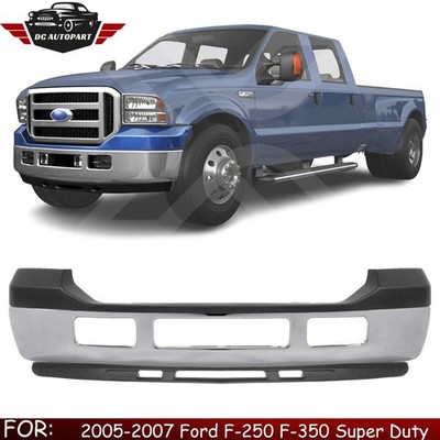 Front Bumper Chrome & Valance Kit For 2005-2007 Ford F-250 F-350 Super Duty