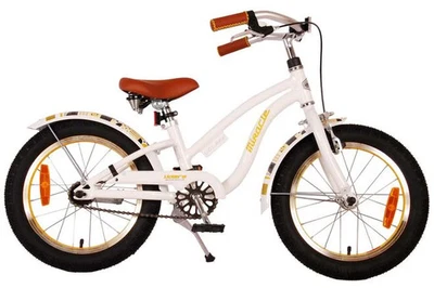 Volare Miracle Cruiser Kinderfahrrad - Mädchen - 16 Zoll - Weiß - - Bild 1 von 4