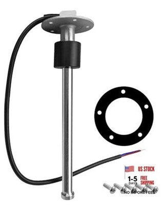 0-90ohm Fuel Sending Unit, 9'' Boat Fuel Sender 225mm Stainless Steel Water Gas