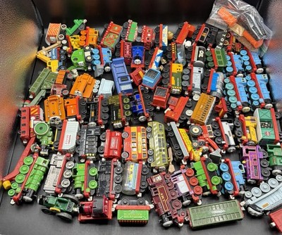 Thomas the Tank Engine Die Cast Metal Magnetic Lot of 70+ Trains Cars Vintage