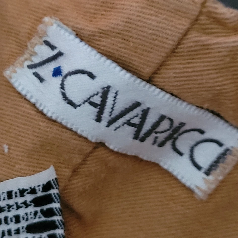 Pantalones de paracaídas vintage de los 80 Z Cavaricci cintura alta para hombre 32 tostados cónicos plisados Foto 3 de 4