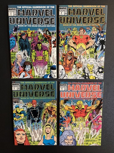 OFFICIAL HANDBOOK MARVEL UNIVERSE DELUXE ED #1 - 20 Comics FULL SET 1985 Fine - Picture 12 of 13