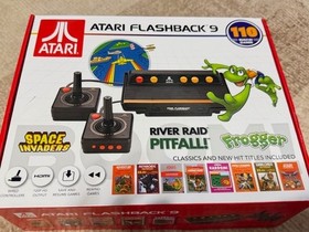 2018 AtGames Atari Flashback 9 Gold Console 120 Built-in Games - AR3650