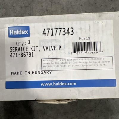 Haldex 47177343 - Air Brake Dryer Valve - Valve Kit Assembly for Haldex