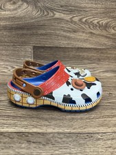 Crocs Classic Clog Shoes Kids Size 2 Toy Story Woody Multicolor Jibbitz