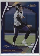 2021 Panini Absolute Spectrum Blue 42/50 Justin Tucker #31 03w4