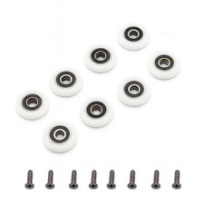4/8 x Single Shower Screen Door Rollers Runners Wheels 19,23,25,27mm Replacement