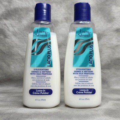 (X2) Every Strand Lacio Plus Leave In Creme Polisher Straightens/Shines/Softens