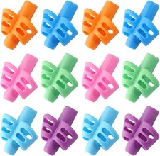 12 Pack Pencil Grips for Kids Handwriting Pencil Grippers, Pencil Writing Aid Gr