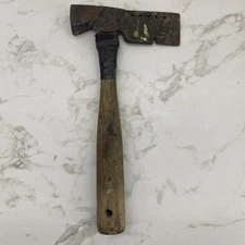 Vintage Roofing Hatchet Axe - Lathing Shingle Waffle Hammer
