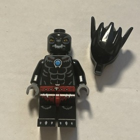 Lego Minifigure REAL MINI FIG Wilhurt black wolf Legends Chima 70013 70009 25y