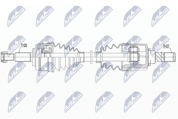 Nty Antriebswelle NPW-RE-164 FüR Renault-image