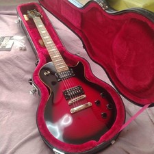 Epiphone Slash Les Paul Vermillion Burst Electric Guitar Untested With Hard Case