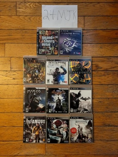 Ps3 11 Game Lot Gta Dragons Crown Batman Infamous Bayonetta Ninja Gaiden