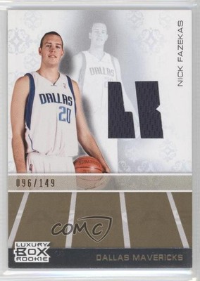 2007-08 Topps Luxury Box Rookie Relics Bronze 96/149 Nick Fazekas #RRNF RC 4a1