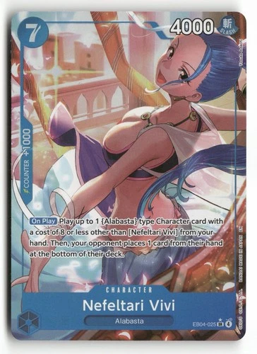 Nefeltari Vivi SR Alternate Art EB04-025 OP14 One Piece The Azure Sea's Seven