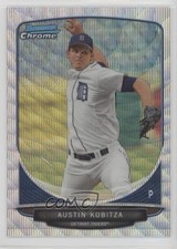 2013 Bowman Draft Picks Chrome Silver Wave Refractor 20/25 Austin Kubitza 0it8