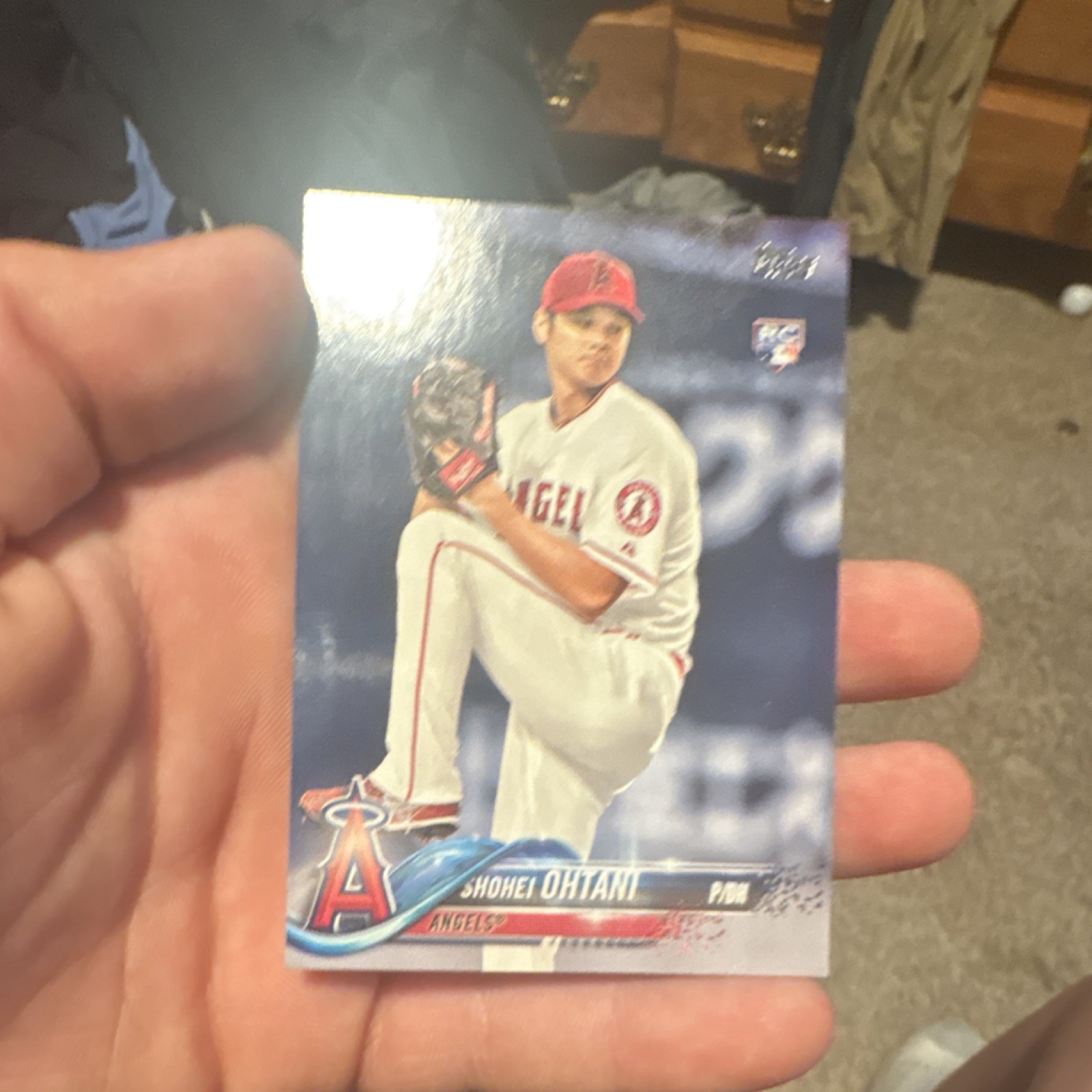 Topps 2018 Shohei Ohtani Rookie Card (Pitching) #700 Los Angeles Angels MLB