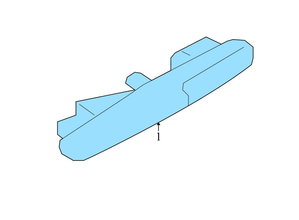 2011-2013 BMW 528I - передний левый габаритный фонарь 7154167 - Изображение 4 из 4