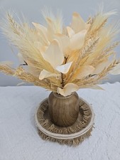 Fall Wedding Pampas Grass Bouquet Arrangement Home Decor Neutral Centerpiece