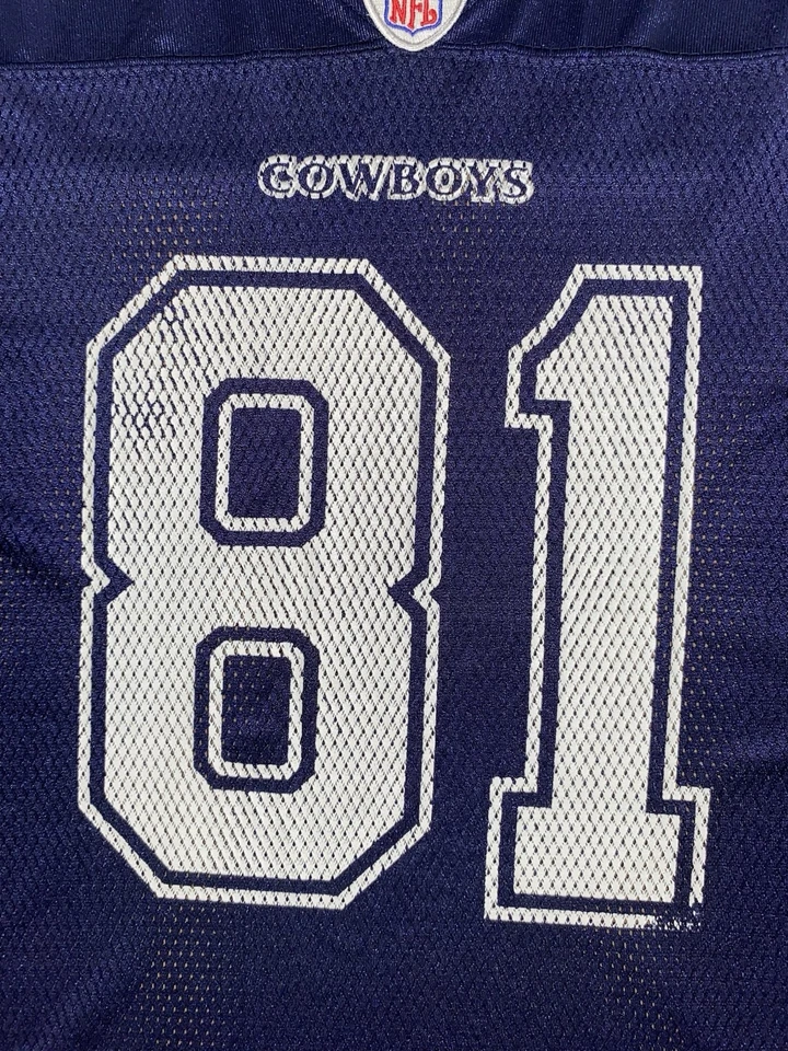 Camiseta deportiva Reebok Dallas Cowboys NFL #81 Terrell Owens en el campo talla XL Foto 4 de 4