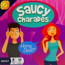 Cheatwell Saucy Charades Adult Party Board Game (Ages 18+) - Complete
