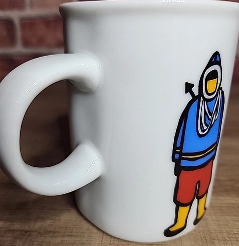 Taza Marc Tetro Taza Inuit Familia Esquimal Alaska Artista Canadiense Usada en Excelente Condición - Imagen 5 de 7