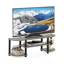 Furinno TURN-S-TUBE TV Stand Wide Entertainment Center TV Console For 55 Inch TV