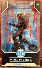 DC Multiverse REVERSE-FLASH  NEW 52  PLATINUM - 7  McFarlane Figure - NEW - S2