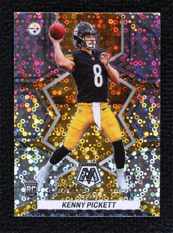 2022 Panini Mosaic NFL Debut No Huddle Silver Prizm Kenny Pickett Rookie RC v9t