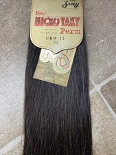 Zury Micro Yaky Perm 12  Color 34 Brown 100 Human Hair Four Season Collection