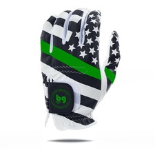 USA Green Line Mesh Golf Glove