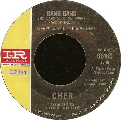 Cher - Bang Bang (My Baby Shot Me Down) / Needles And Pins - 7'', Single, Styrene