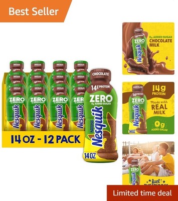 NESTLE Ready To Drink Zero Sugar Aseptic Milk Chocolate 12x14floz