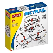 Quercetti 06429 Roller Coaster Starter Set, Skyrail Marble Run Suspension...
