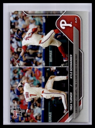 2025 Topps Now 584 Trea Turner / Kyle Schwarber