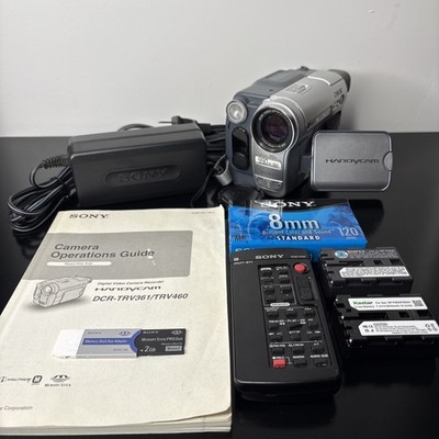 Sony Handycam DCR-TRV460 Digital8 Hi8 Camcorder|Manual-Tape-Charger-Remote-2  s