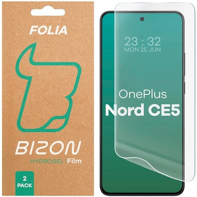 2x Schutzfolie für OnePlus Nord CE5 5G Bizon Displayschutzfolie Folie Handyfolie