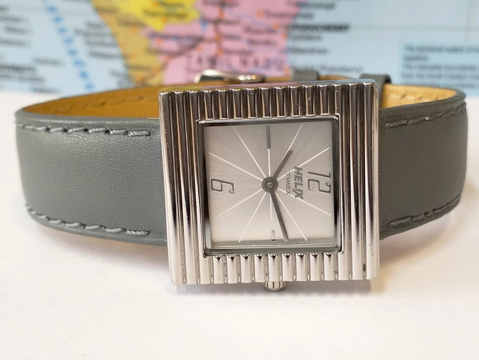 HELIX TIMEX QUARTZ 银色表盘 11HL02-J-V8 女士完全工作状态手表 — 第 2/4 张图片