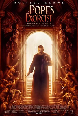 The Pope's Exorcist - original DS movie poster 27x40 D/S - 2023 Russell Crowe