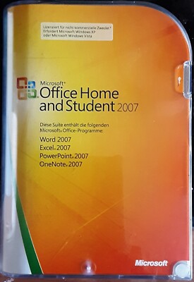Microsoft Office Home and Student 2007