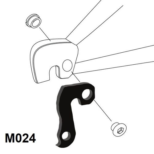 ELLSWORTH Chaos Enlightenment Epiphany Evolution Isis CNC Rear Mech Hanger M024 - Picture 8 of 9