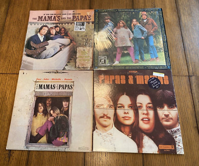 LOT (4) Vinyl Record Mamas Papas Presented Revival Eyes Ears Self Hype Shrink
