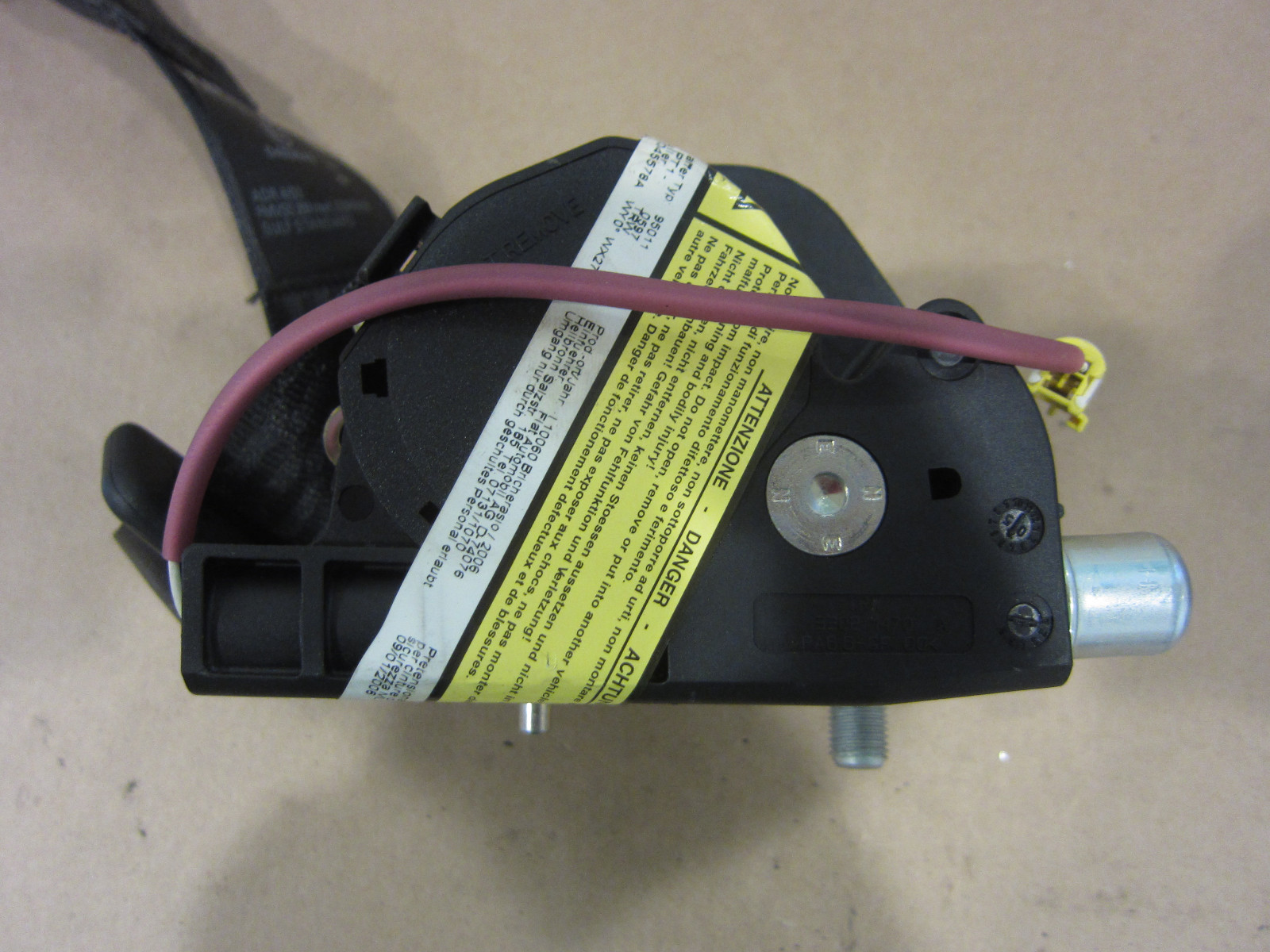 Maserati Quattroporte Rear Lateral Seat Belt - Part# 66948500