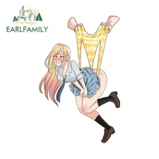 EARLFAMILY 5.1" Dress Up Dork Car Stickers Occlusion Caravan Trunk RV JDM Decals