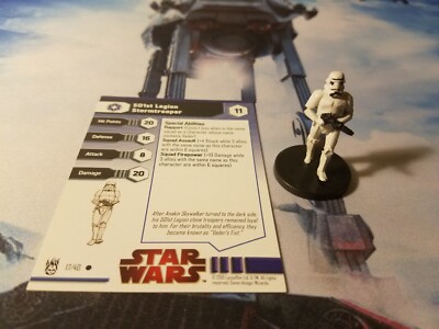 Star Wars Miniatures Dark Times 17 501st Legion Stormtrooper