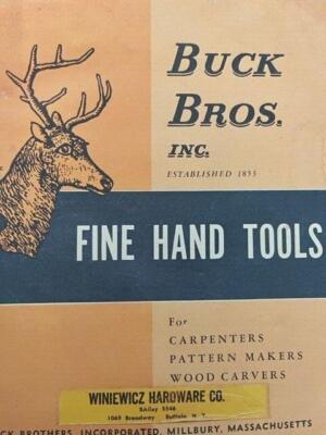 Buck Bros. Fine Hand Tools Farbkatalog 1956 Kopie