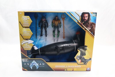 DC Aquaman Black Manta Lost Kingdom Action Figure NIB -BRAND NEW SUBMARINE-